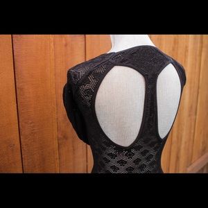 Intimately Free People Womens Top Fish Net Size S